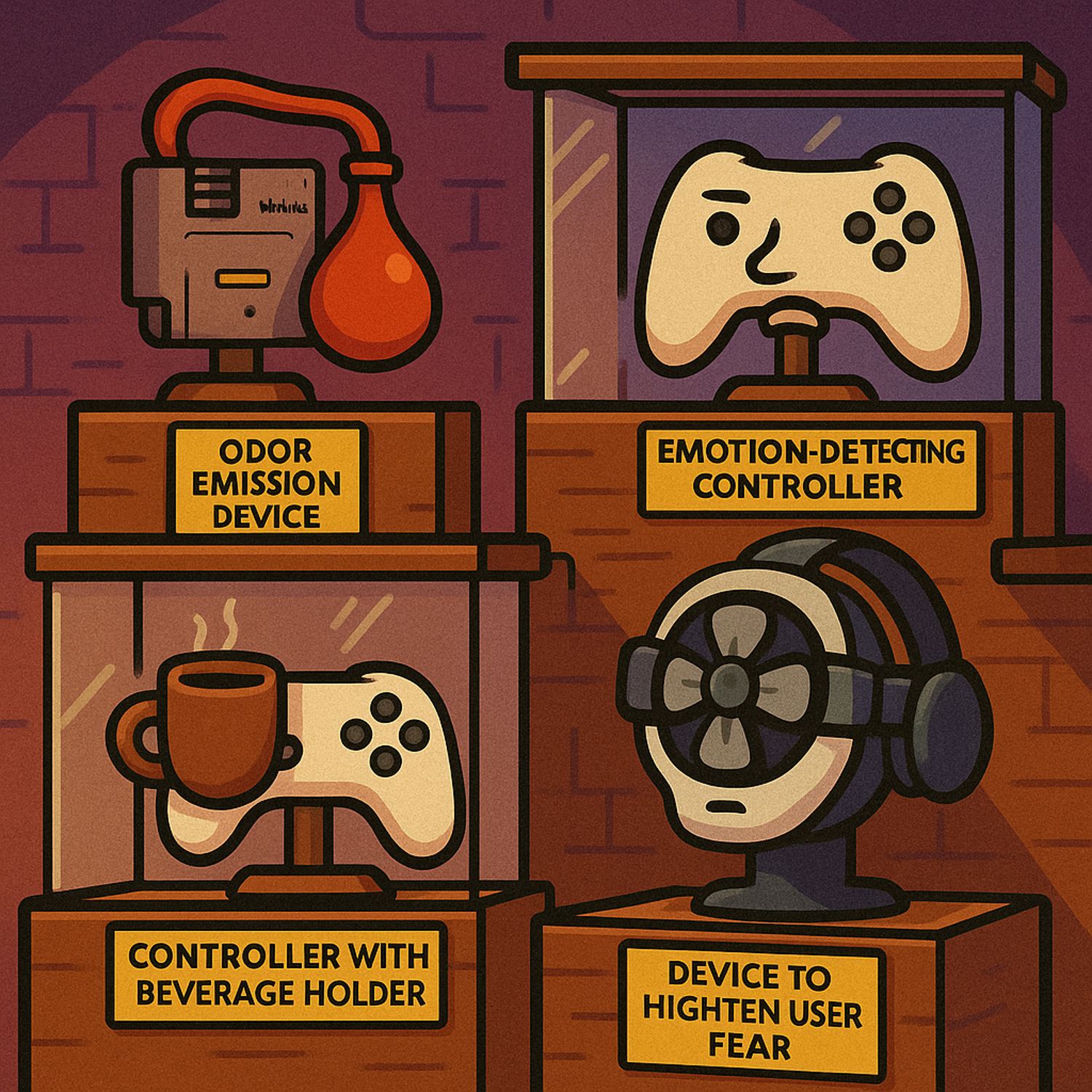 Kuriositätenkabinett der Gaming-Patente